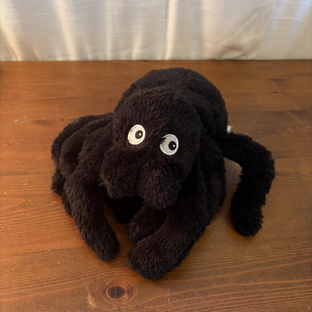 Warmies Black Spider Microwavable Plush 12" Stuffed Animal